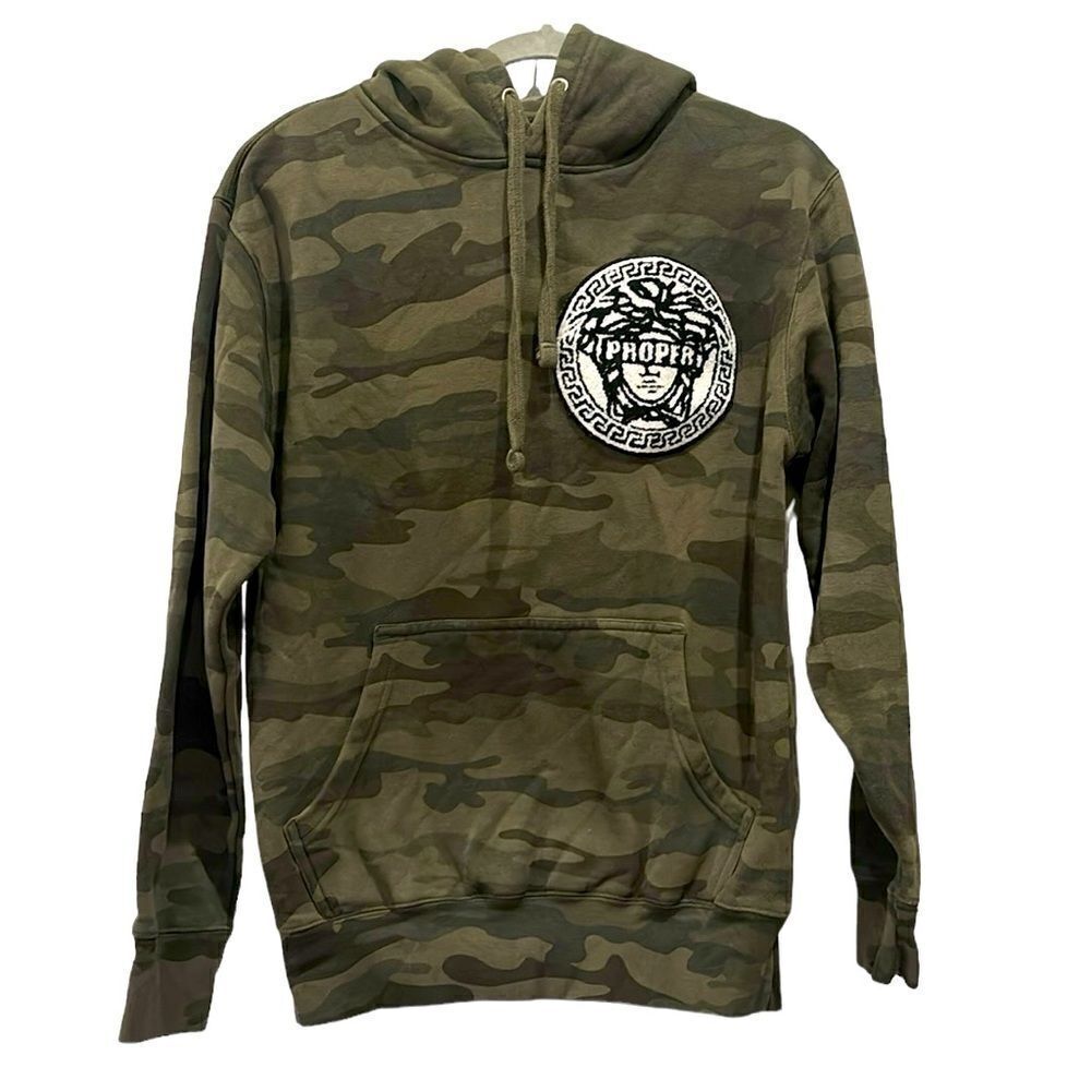 Smart Blanks Reserve Camouflage Camo Proper Pullover Hoodie Small​​​​​​​​​​​​​​​